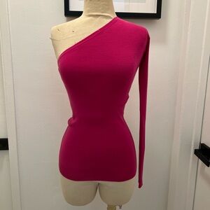 Stella McCartney Pink Asymmetrical One Shoulder Dress